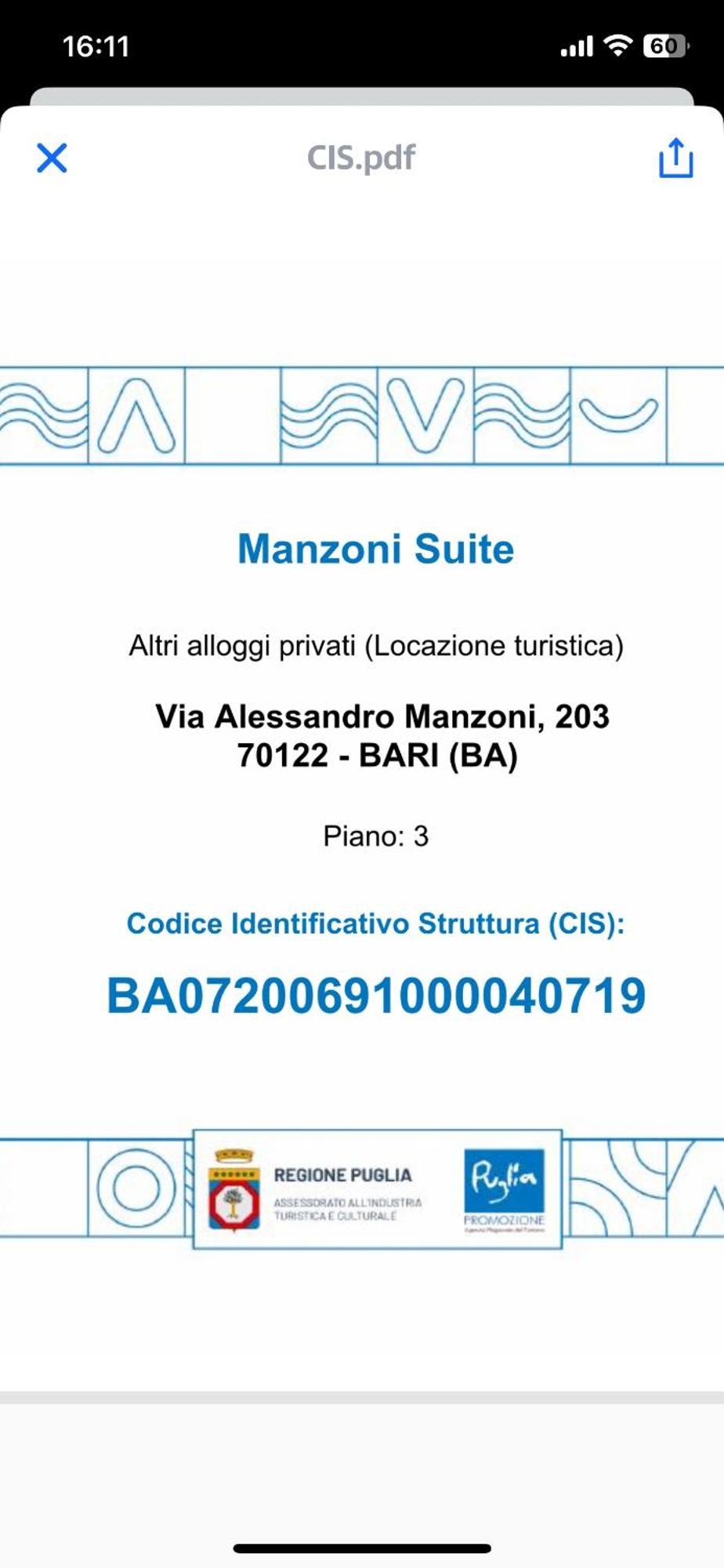 Manzoni Suite Bari Eksteriør billede